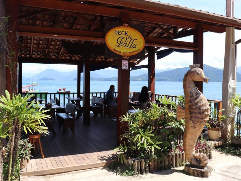 Deck Da Villa Pousada Ubatuba Esterno foto