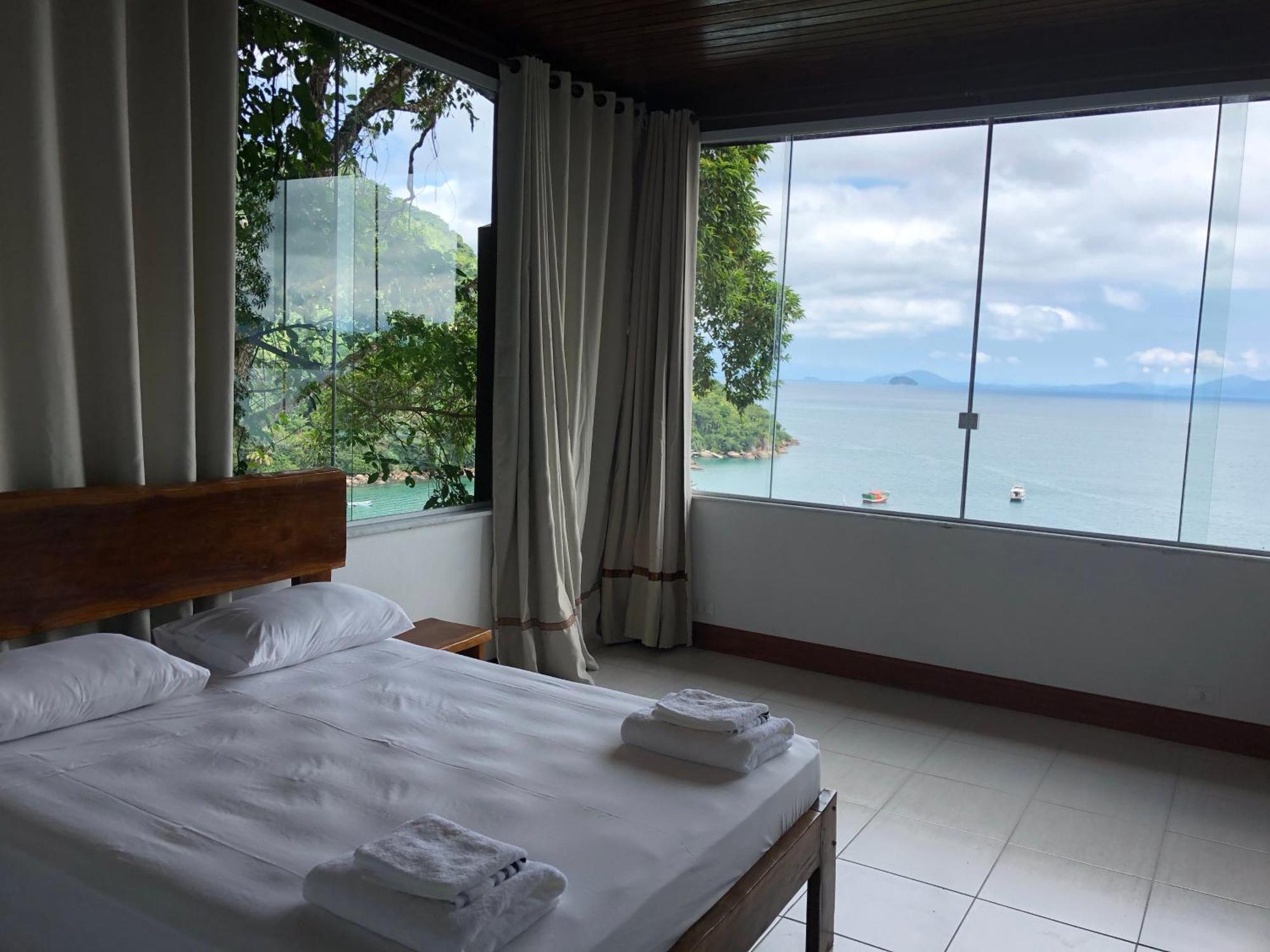 Deck Da Villa Pousada Ubatuba Esterno foto