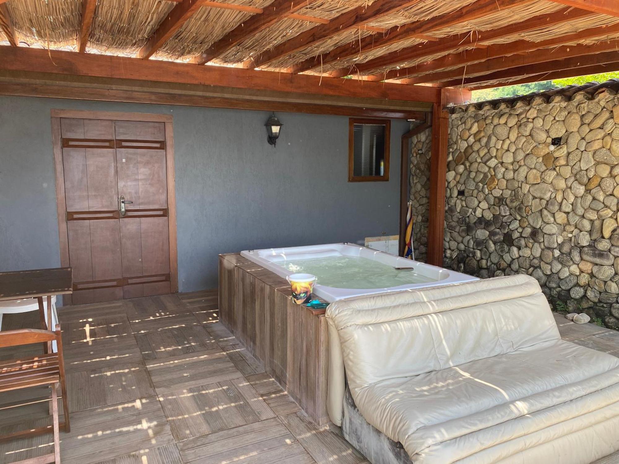 Deck Da Villa Pousada Ubatuba Esterno foto