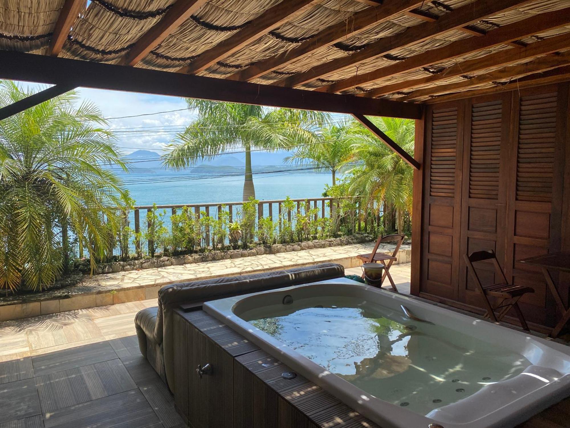 Deck Da Villa Pousada Ubatuba Esterno foto